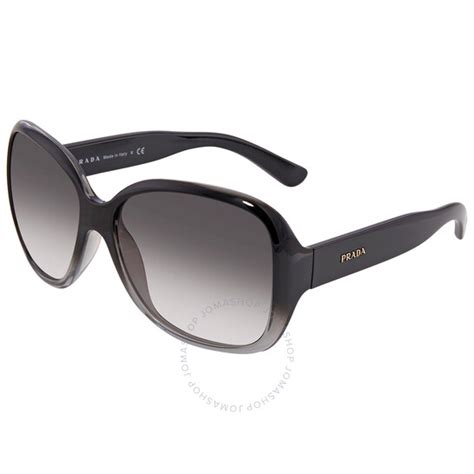 Prada Grey Gradient Oval Sunglasses 27MS